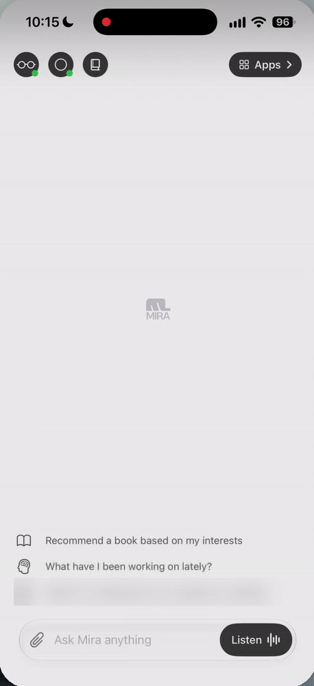 Switch audio between the glasses, iPhone and AirPods.