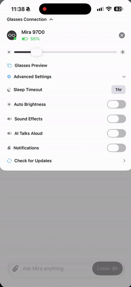 Advanced Settings, then Check for Updates.