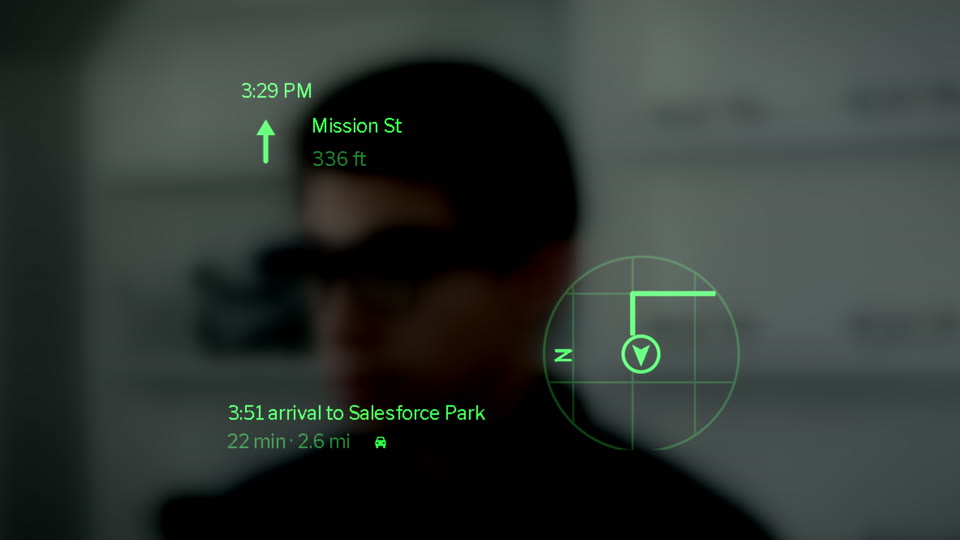 End navigation? Tap End trip.