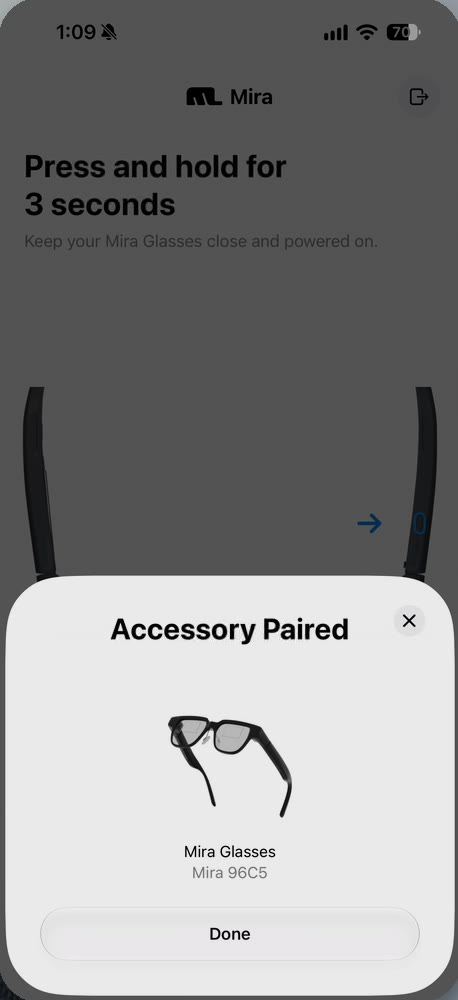 Tap Done, then allow notifications.
